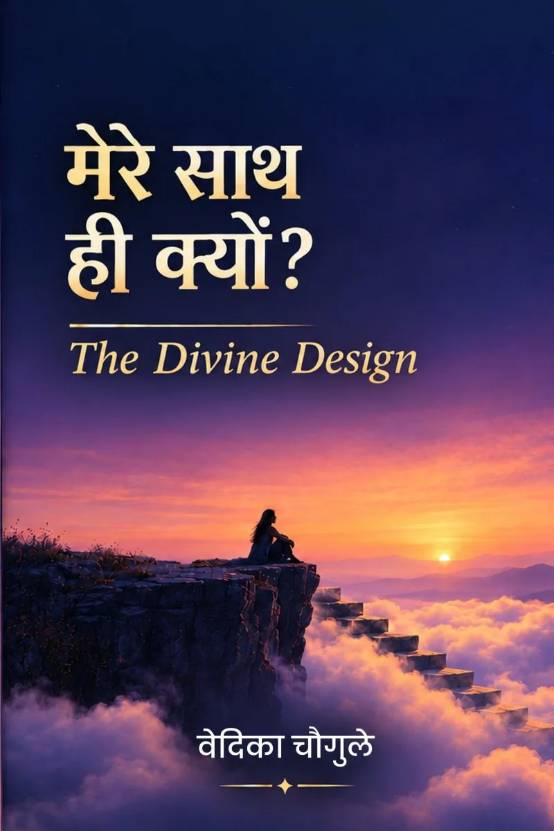 Cover of मेरे साथ ही क्यों? — The Divine Design, by Vedika Chougle